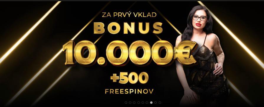 Uvítací bonus Eurogold casino