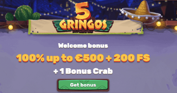 Vstupný 5gringos casino bonus